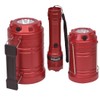 Ultimate Flashlight and Lantern Bundle Set of 3 (Red)