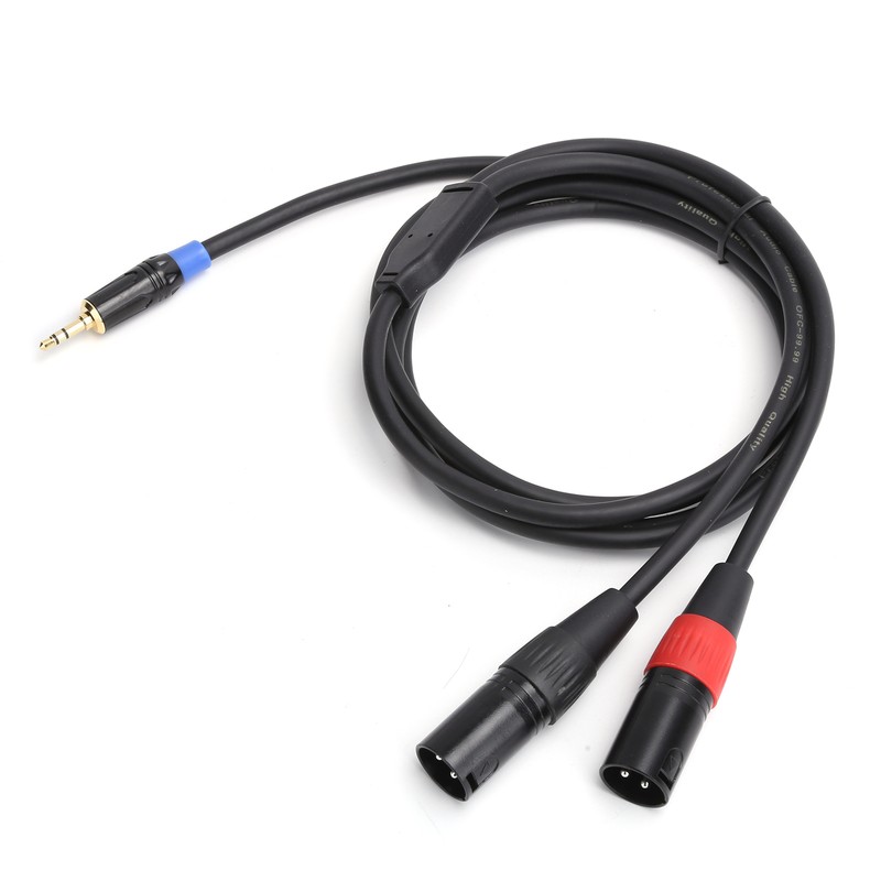 3.5mm Male to 2 XLR Male Cable Audio Line Cable
