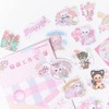 Aldieco 150pcs Kawaii Scrapbooking Stickers Pack Cute Cat Journaling Supplies
