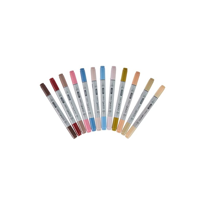Copic 22075703 Ciao Set of 12, colours Vintage