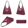Hobo Bags for Women Retro Vegan Leather Womens Slouchy Large