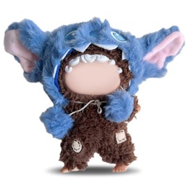 EIROVYA Labobo Clothing, Adjustable Hat, Stitc Hat, Clothing for 17 cm Labobo Plush, Cute Mini Plush Dolls Clothing Outfit Only Clothing Accessories DIY Children's Gifts