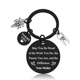 Dentists Gift Doctor Dentist Thank You Gift Keyring Dental Gifts for Dental Assistant Appreciation Jewelry Future Dentist Gift Dental Hygienist Gift Dentist Graduation Gift Birthday Retirement Gifts