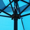 Blissun 7.5 ft Patio Umbrella, Yard Umbrella Push Button Tilt