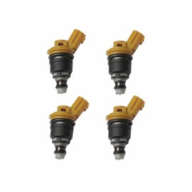 2024 Upgrade Side Fuel Injectors For 555cc Nissan, for Skyline-R33 GTS-t S2-ECR33,for S13 S14 S15 SR20DET, R33 RB25DE/T KA24DE, for FJ942 SF-61-550CC 555cc 16600-RR543