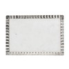 Godinger Ripple Silver Marble Tray 18X12