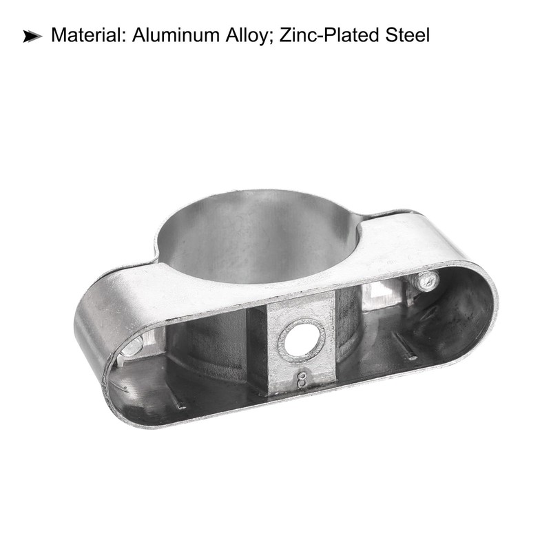 Sourcing Map 10Pcs Support Bracket Clamp for OD 32mm Pipe