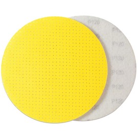 Selead Sandpaper 225 mm Velcro Durable Sanding Pads Pack of 25 Grit 120 Sanding Discs Perforated Sanding Sheets Round for Drywall Sanders Sanding Giraffe Ceiling Sander