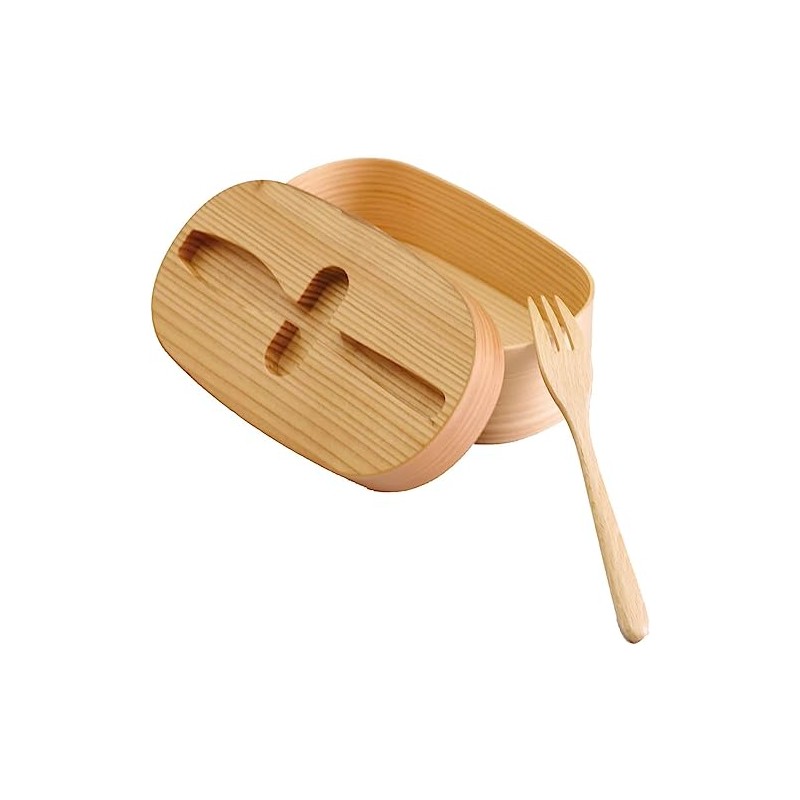 Yamako Wappa Lunch Box with Fork 854493