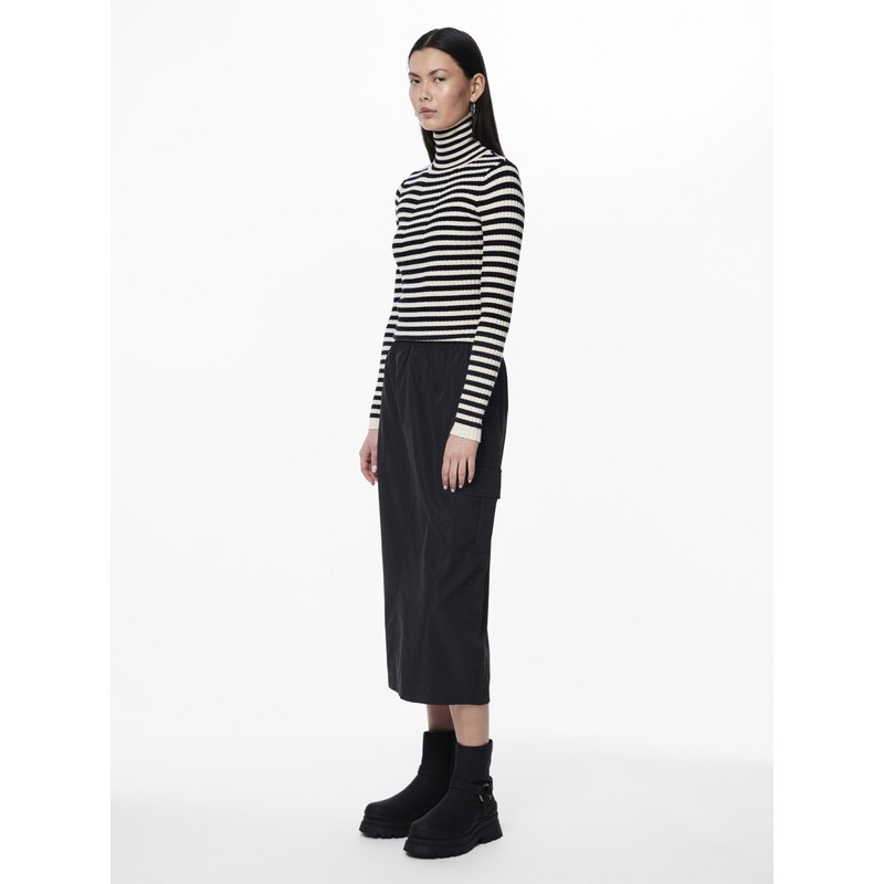PIECES Pcjobina Mw Midi Cargo Skirt Mm Cargo Skirt, black