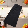 BRIIKPP Unisex Black Apron, Set of 2, Perfect for Cafe,