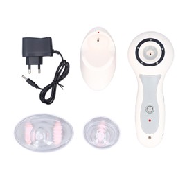 Handheld Chest Vacuum Massager Promote Vibration Improve Elasticity Electric Chest Massage Machine 100‑240V EU Plug