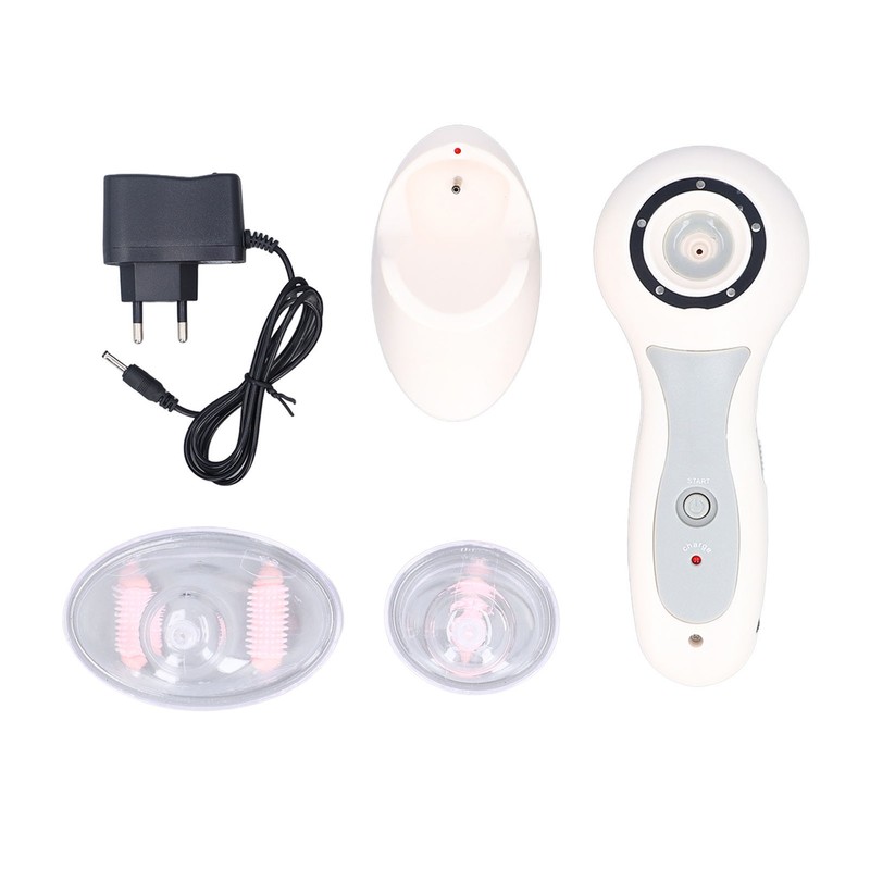 Handheld Chest Vacuum Massager Promote Vibration Improve Elasticity Electric Chest