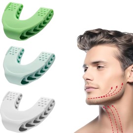 Gloryit Jawline Trainer, Pack of 3 Jaw Trainer, Jaw Trainer for Men and Women, Jaw Muscle Trainer, Double Chin Remover for Face, Mouth, Jawline Fitness Ball of the Jaw Line, Jaw Training