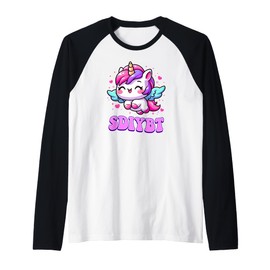SDIYBT Start Digging in Your Butt Twin Meme 2025 Unicorn Raglan Baseball Tee