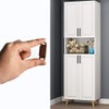 12Pack Magnetic Door Catch - 15lb High Magnetic Plastic Heavy