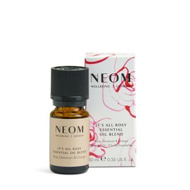 NEOM It's All Rosy Essential Oil Blend 10ml I Rose, Geranium and Orange I 100% Natural Blend of 11 Essential Oils I Up to 30 uses I Uplift Your Mood I Mother's Day Gift I Cruelty Free