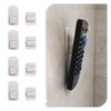 Excelity Set of 4 Remote Controller Plastic Wall Hook Holder