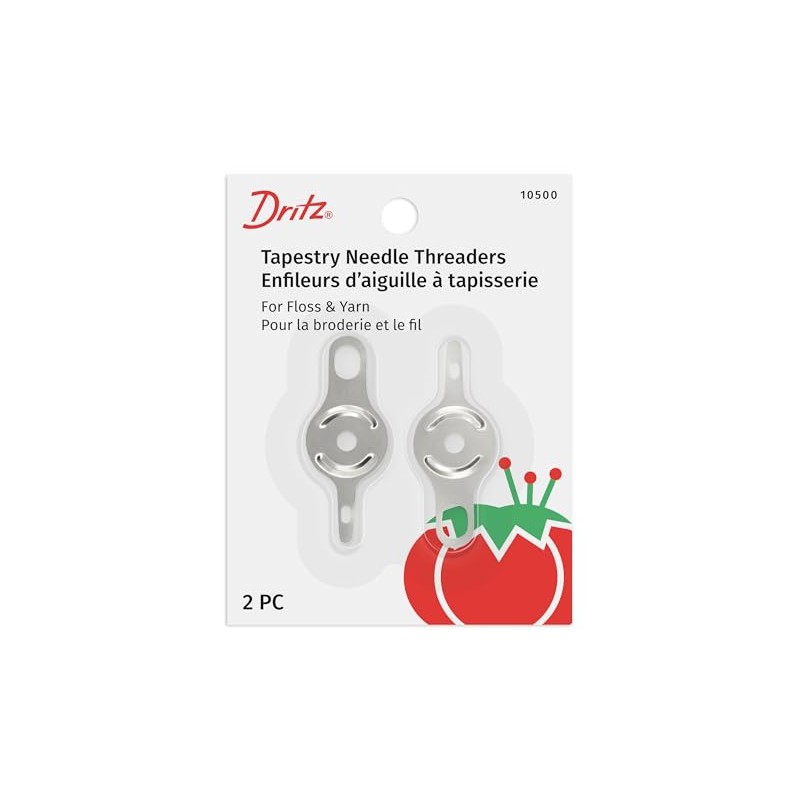 Dritz 10500 - Enhebradores de agujas para tapiz, 2 unidades,