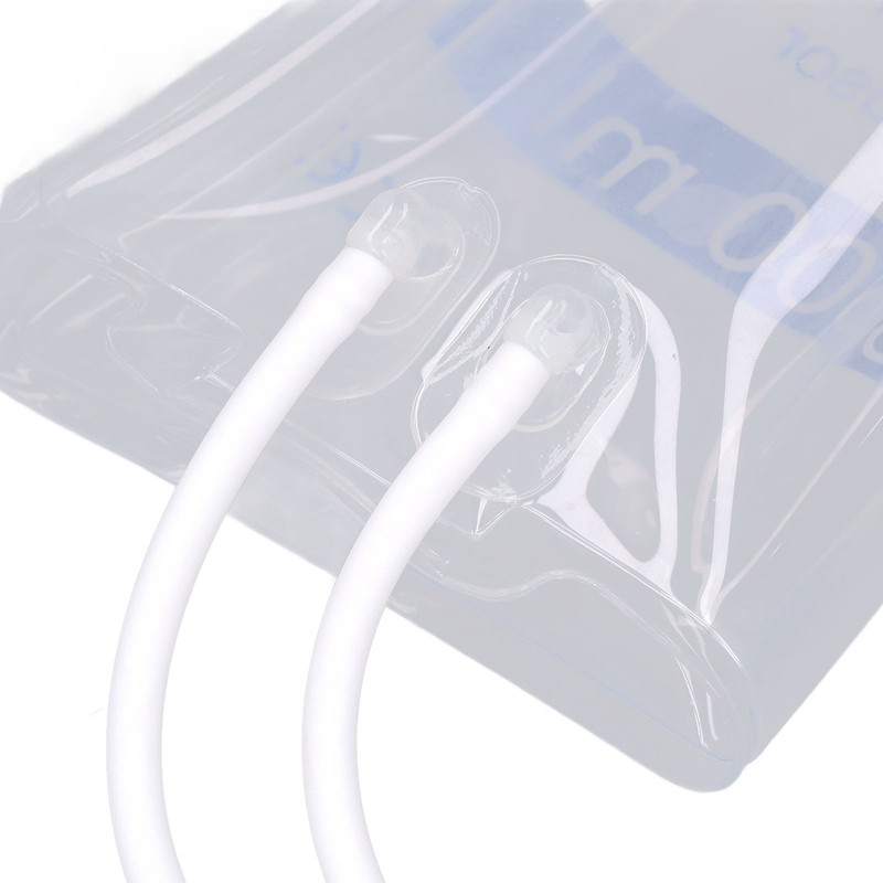 500ml Pressure Infuser Bag with Gauge and Pump Transparent Hospital