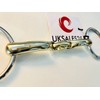 UKSALES25 LOOSE RING SNAFFLE BIT TURTLE CURVED TONGUE SAVER (Horse