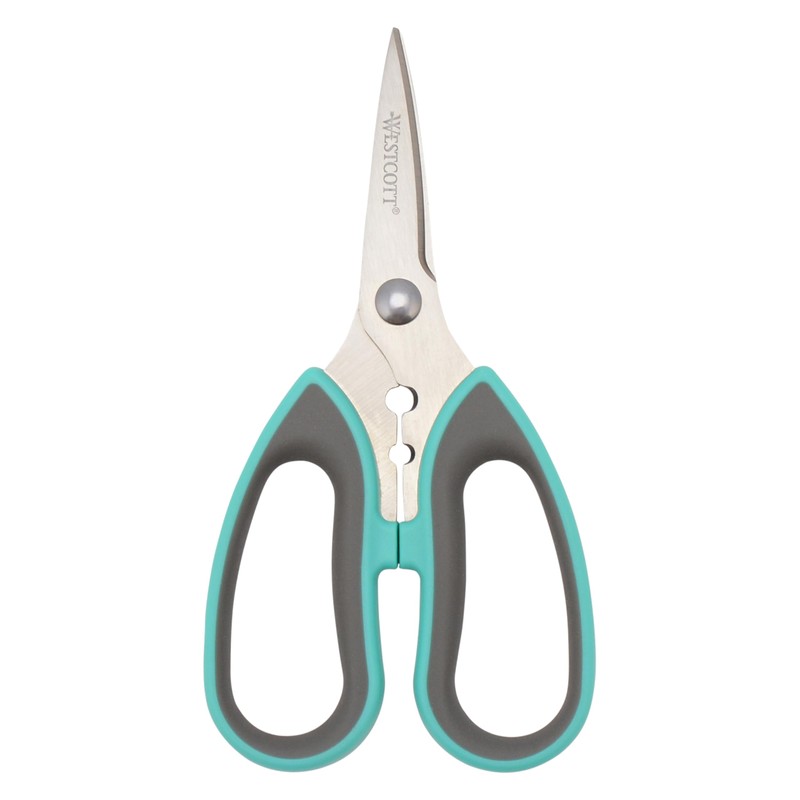Westcott Titanium-Bonded Kitchen Shears 4pk, Durable and Versatile Scissors with