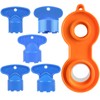 BOETOADG Faucet Aerator Key Removal Wrench Tool with 5 Sizes