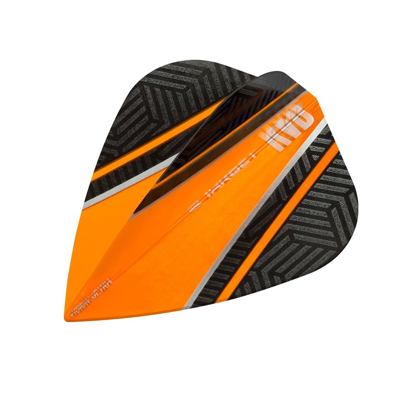 Target Pro 100 Vision Ultra RvB Curve Flights Schwarz-Orange, 3