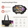 RAINSMORE Baby Changing Bags Large Nappy Tote Bag with Changing