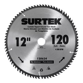 Surtek Disco Para Sierra Circular P/aluminio 10 In 80 Dien Surtek Color Gris