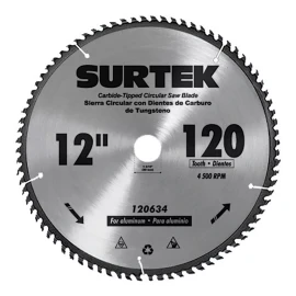 Surtek Disco Para Sierra Circular P/aluminio 10 In 80 Dien Surtek Color Gris