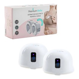 Extractor Eléctrico Portátil Doble Premium Baby Sacaleche Manos Libres, Liviano, Sin Ruido Recargable