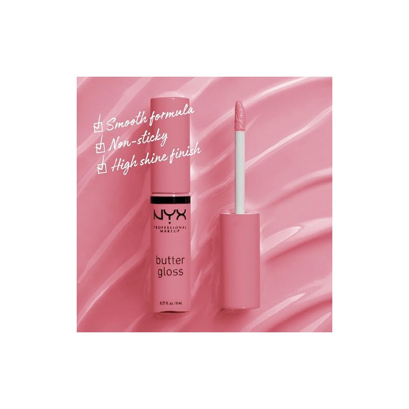 NYX PROFESSIONAL MAKEUP - Butter Gloss, pastel de comida con