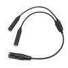 Aviation Headset Adapter GA Dual Plug to Airbus 5 Pin