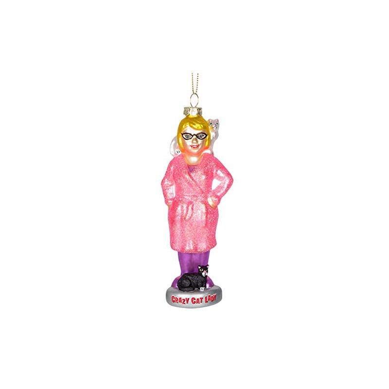 Accoutrements Crazy Cat Lady Ornament Standard