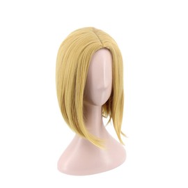 Women's Fashion Short Straight Blonde Cosplay Wig