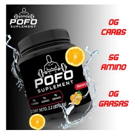 Aminoácidos Suplemento En Polvo Pofo Suplements 1kg 200servi                                                                                          