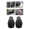 2PCS 13 Pin Euro Plug Waterproof Plastic Copper Injection Molded