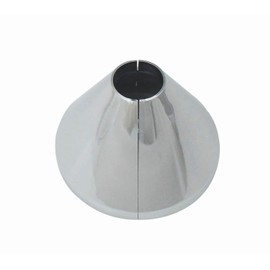 KEENEY K857-21 Clip on Deep Flange Cover for 1/2 in. Pipe, Silver