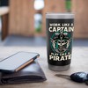 Work Like A Captain Play Like A Pirate - Skull