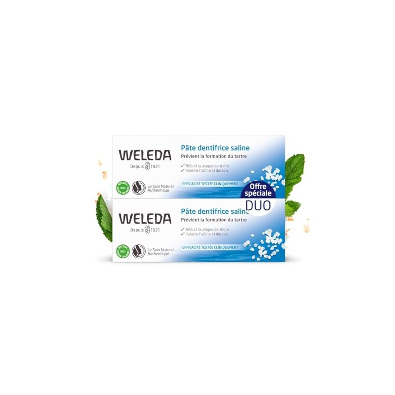 Weleda Salt toothpaste - Anti tartar 2x75ml or 150ml