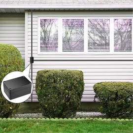 Pack of 3 Junction Box Waterproof Junction Box Outdoor IP66 Black Electronic Project Box Electrical Accessories Housing Plastic 100 x 68 x 50 mm