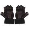 BOODUN Half Finger Gloves Deerskin Gloves with Wrist Wrap for