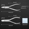 SPEEDWOX Eyeglasses Frame Pliers 6 Inches Round Nose Nylon Jaw