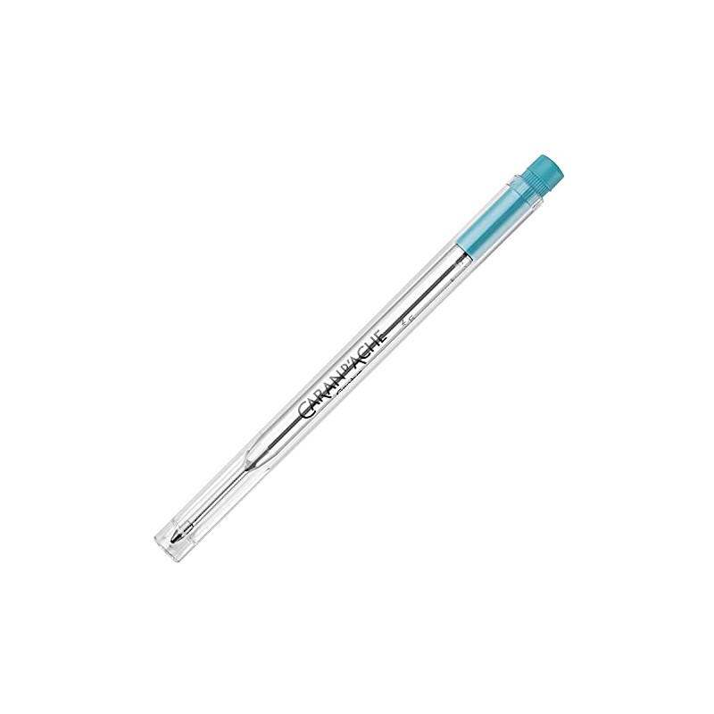 Caran d'Ache Goliath 8.421.191 Ballpoint Pen Refill Medium Turquoise Length