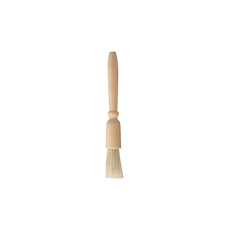 Fino Coffee Grinder Cleaner and Pastry Brush, Natural Wood Handle