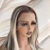 Blonde with Brown Lowlights 13x4 Synthetic Lace Front Wig Pre