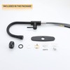 Black Kitchen Sink Faucets with Pull Down Sprayer, Single Handle