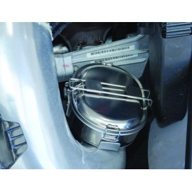 Muffpot SNOWMOBILE MUFFPOT MUFF POT HOT DOGGER DOG FOOD WARMER EXHAUST COOKER