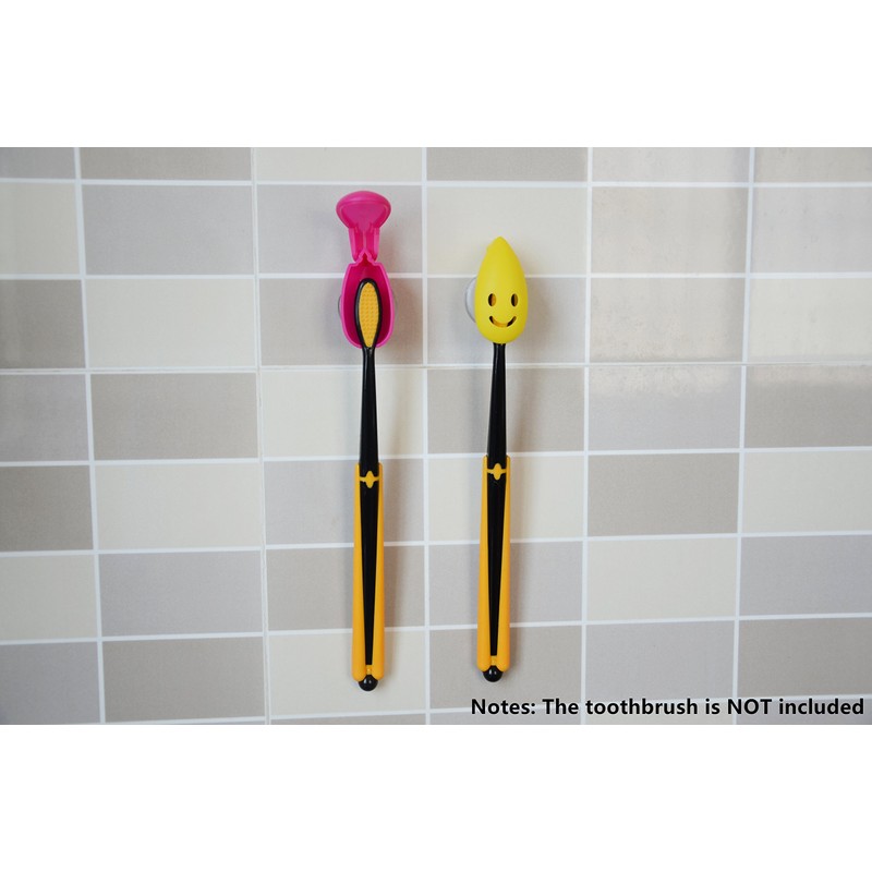 Excelity Set of 4 Travel Toothbrush Head Cover Cap with